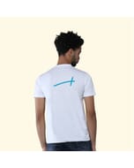 Greys&Blues Mobilitee Round Neck T-Shirt- White SH
